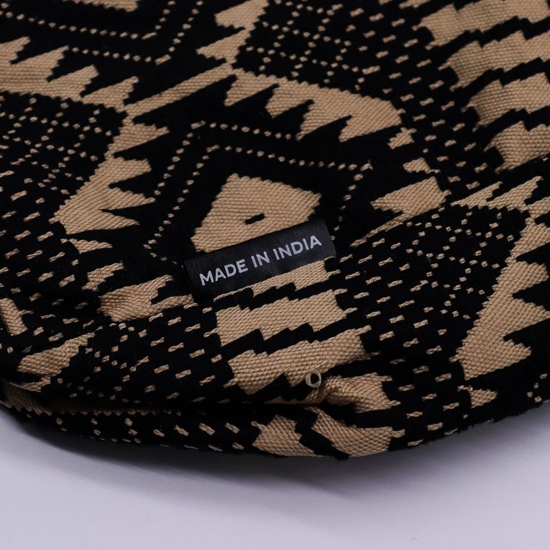 Nomad Sari Jacquard Natural Wander Muse Bags - Desert Loom
