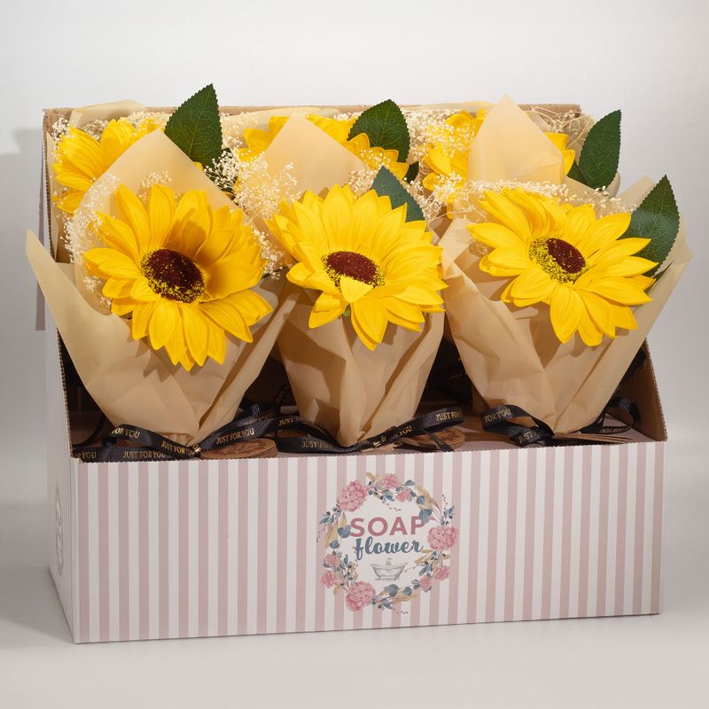 Soap Flower - Single Sunflower