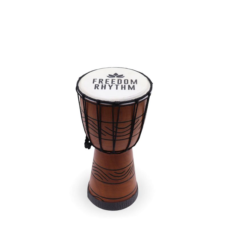 Small Pro Djembe Drum - Freedom Rhythm (high) - Small 30cm (15cm Dia)