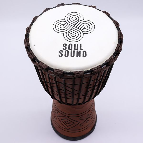 Large Pro Djembe Drum - Soul Sound (low) - 50cm (22cm Dia)