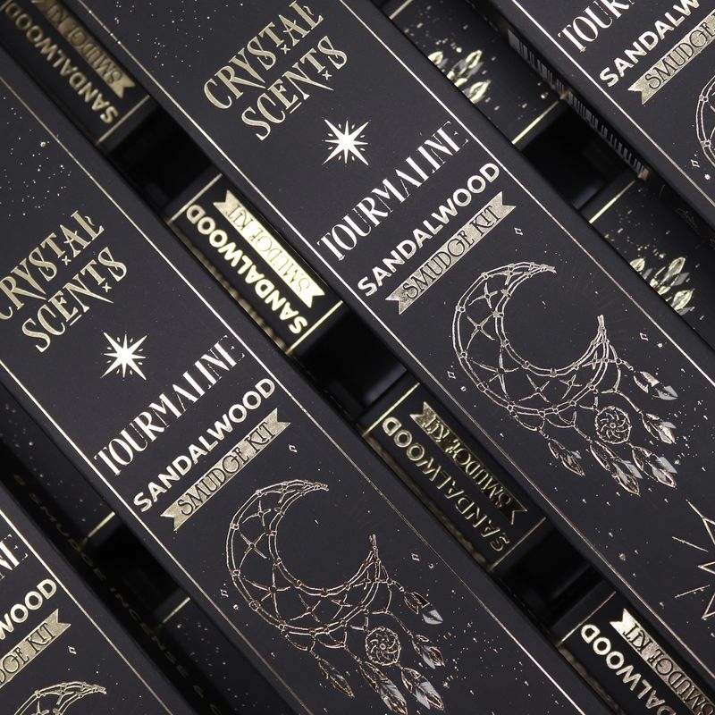 Tourmaline Crystal Scents Smudge Incense - Sandalwood