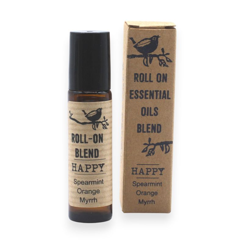 Agnes + Cat Roll On Essential Oil Blend - HAPPY