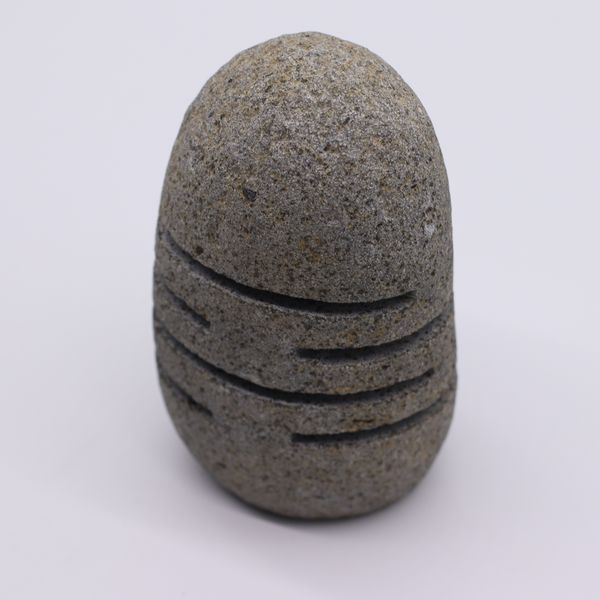 Natural Riverstone Candle Holder - Standing Stone Cut