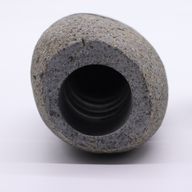 Natural Riverstone Candle Holder - Standing Stone Cut