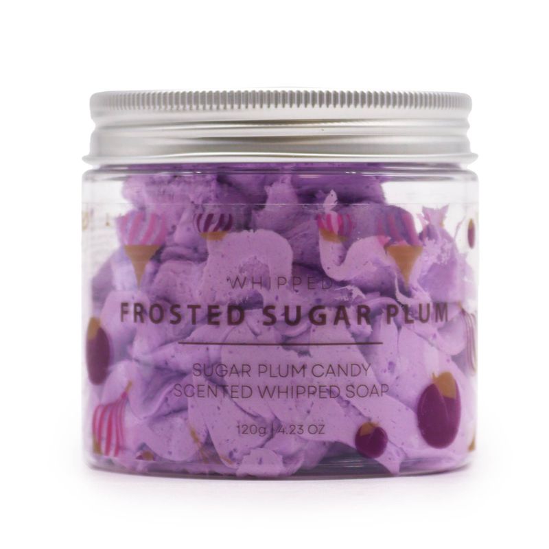 Frosted Sugar Plum Whipped Soap 120g