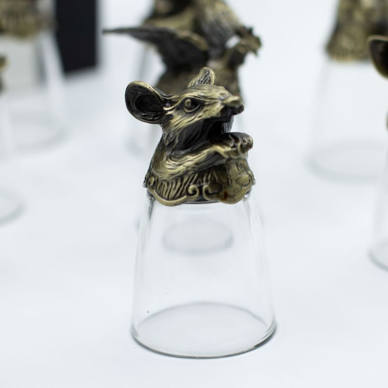 Gift Set of 12 Glasses (25ml) - Forest & Mystical Creatures