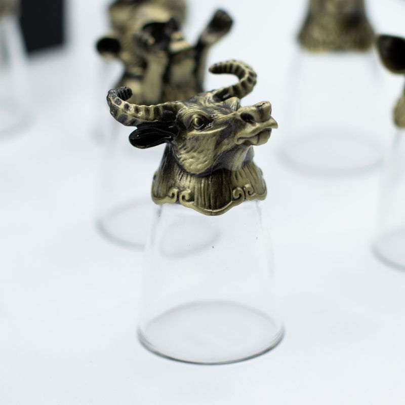Gift Set of 12 Glasses (25ml) - Forest & Mystical Creatures