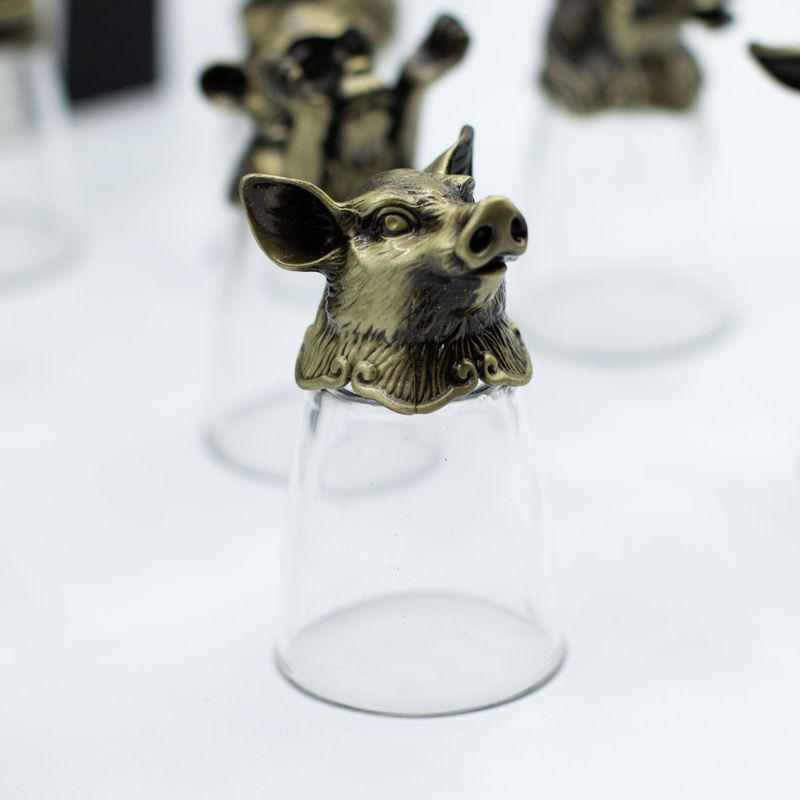 Gift Set of 12 Glasses (25ml) - Forest & Mystical Creatures