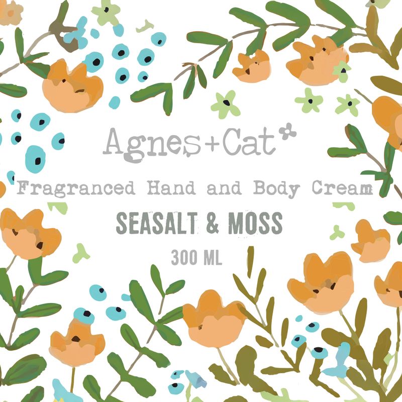 Agnes + Cat Hand & Body Cream - Sea Salt & Moss