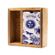 Two Section Tarot Box with Card Holder