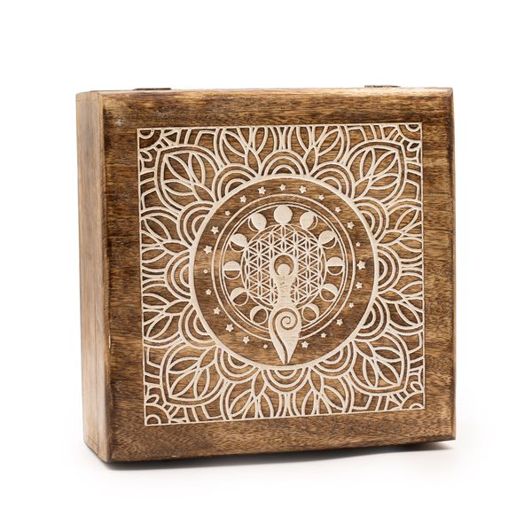 Extra Large Mango Box  - Moon Phase Goddess