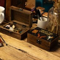 Medium Enamelled Box - Trust the Universe