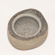 Natural Riverstone Grounding Pot - Small (aprox 9x7cm)