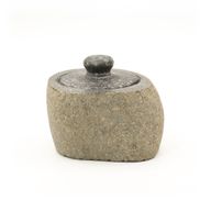 Natural Riverstone Grounding Pot - Small (aprox 9x7cm)