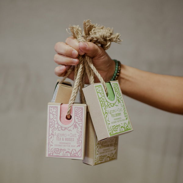 Agnes + Cat Soap on a Rope