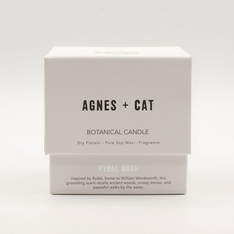Agnes + Cat Botanical Soy Wax Candle - Rydal Oudh