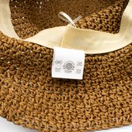 Nomad Sari Floppy Straw Sun Hat - Natural Coffee