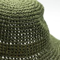 Nomad Sari Floppy Straw Sun Hat - Moss Green