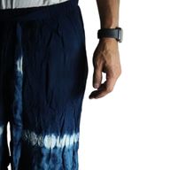 Japanese Style Lounge Pants - Teal & Orange - L