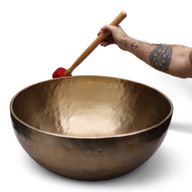 Plain - Huge Vibrational Feet Standing Bowl - 50x20cm - 10.7kg