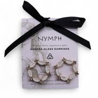 Pearl - Vintage Glass - Loop - Earrings