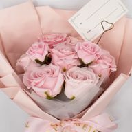 Large Pink Roses Bouquet - Love is Eternal - Gift Card