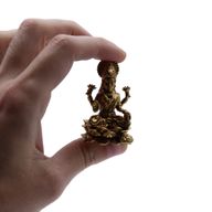 Brass Miniature Gods - Laxmi (52gms) - 49mm