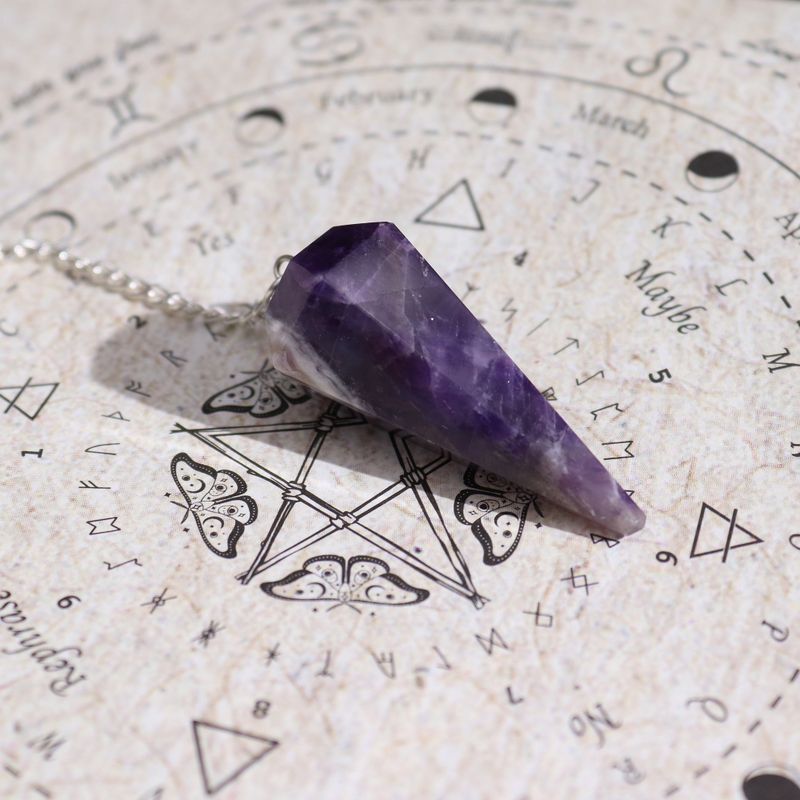 Ancient Witch Spell Incense - Seduction - Amethyst Pendulum