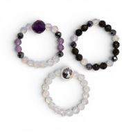 Nymph Spirit Gemstone Ring Set - Full Moon