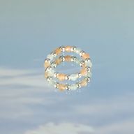 Nymph Spirit Gemstone Ring Set - Sea Sunset
