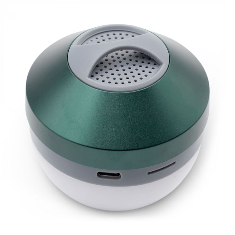 Green Camping Hanging Light and Mini Speaker