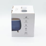 Futuristic Ribbed Aroma Diffuser with Colour-Changing Light