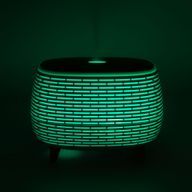 Futuristic Ribbed Aroma Diffuser with Colour-Changing Light