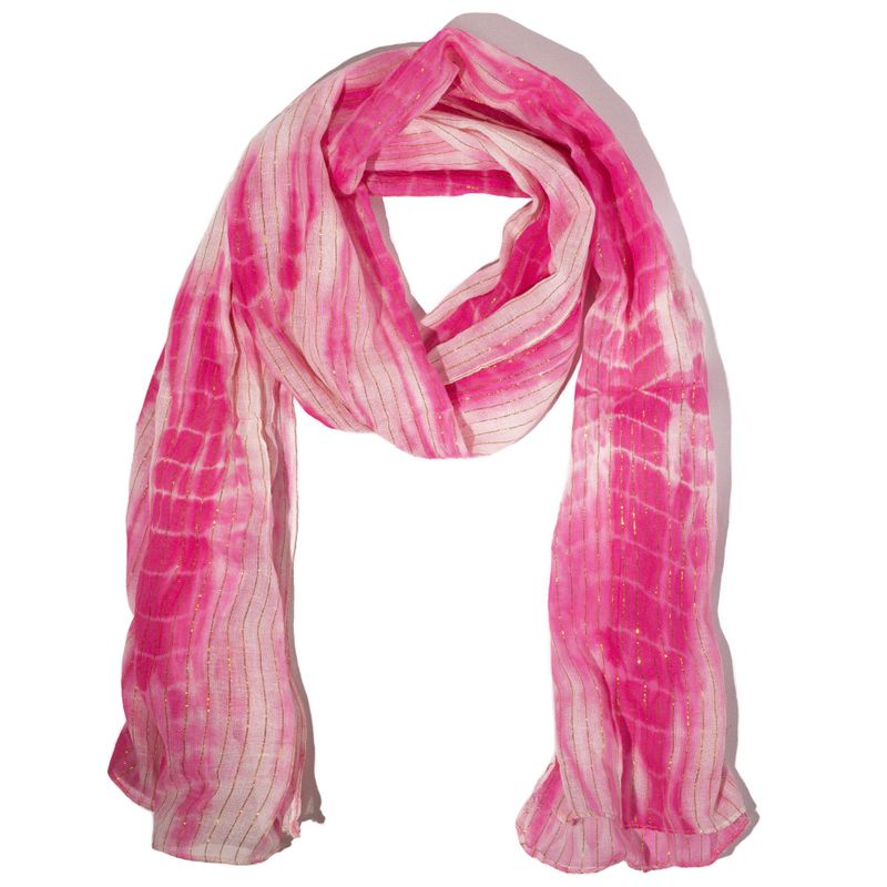 Nomad Sari Party Shine Scarf – Perfect Pink (180×50cm)