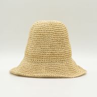 Nomad Sari Floppy Straw Sun Hat - Natural Beige