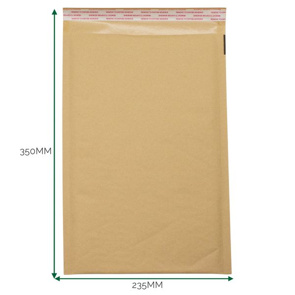 Kraft Padded Bubble Envelope (235x350+40mm)