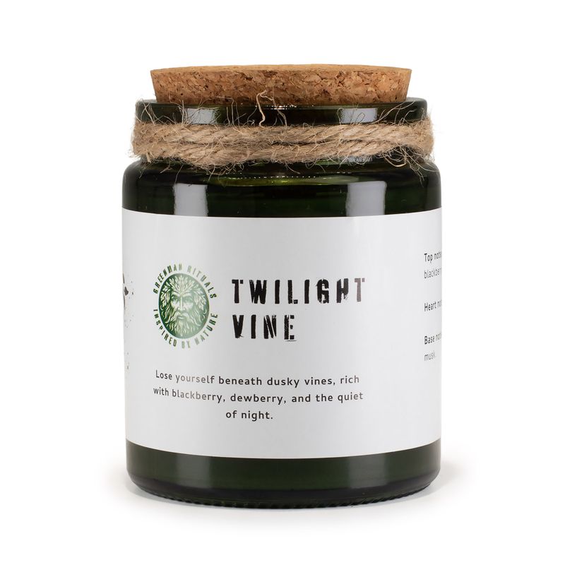Greenman Woodwick Soy Candle - Twilight Vine