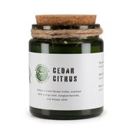 Greenman Woodwick Soy Candle - Cedar Citrus