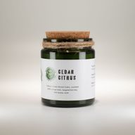 Greenman Woodwick Soy Candle - Cedar Citrus