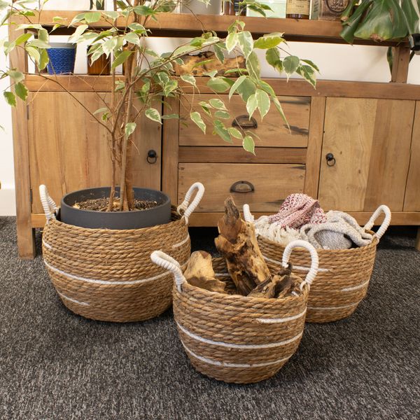 Banana Leaf & Seagrass Baskets