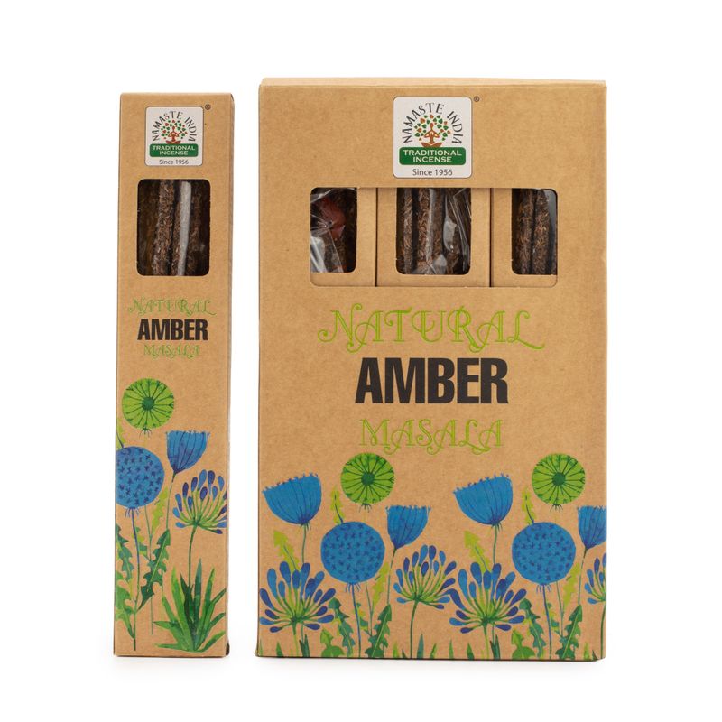 Natural Botanical Masala Incense - Amber