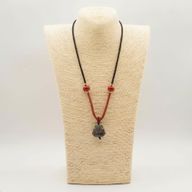 Cool Gemstone Pendants - Sliver Obsidian Buddha