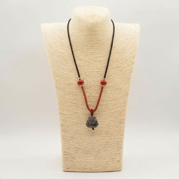Cool Gemstone Pendants - Sliver Obsidian Buddha