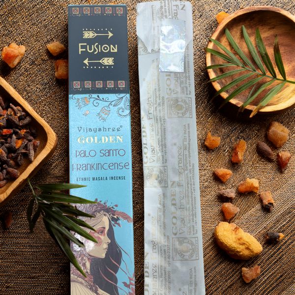 15g Golden Palo Santo and Frankincense