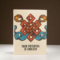 Lokta Inspiration Notebook – Your Potential – Large (21x15cm) – 45 Leaves – Includes Bookmark