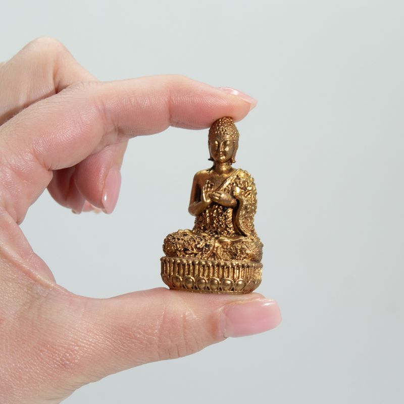 Brass Miniature Gods - Buddha (60gms) - 48mm