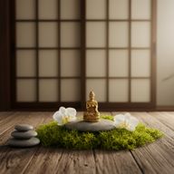 Brass Miniature Gods - Buddha (60gms) - 48mm