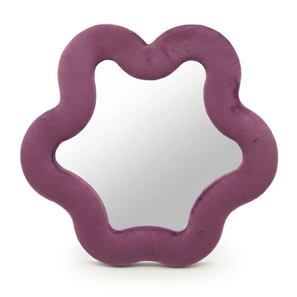 Soft Squiggly Mirror – Star – Mauve (33x31x2.3cm)
