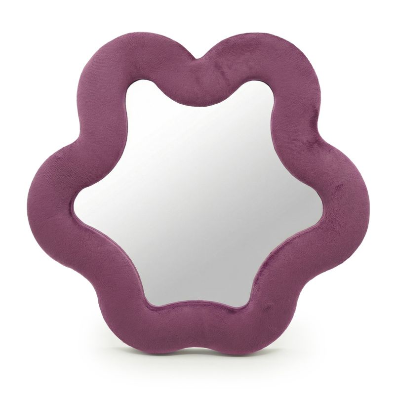 Soft Squiggly Mirror – Star – Mauve (33x31x2.3cm)