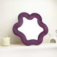 Soft Squiggly Mirror – Star – Mauve (33x31x2.3cm)